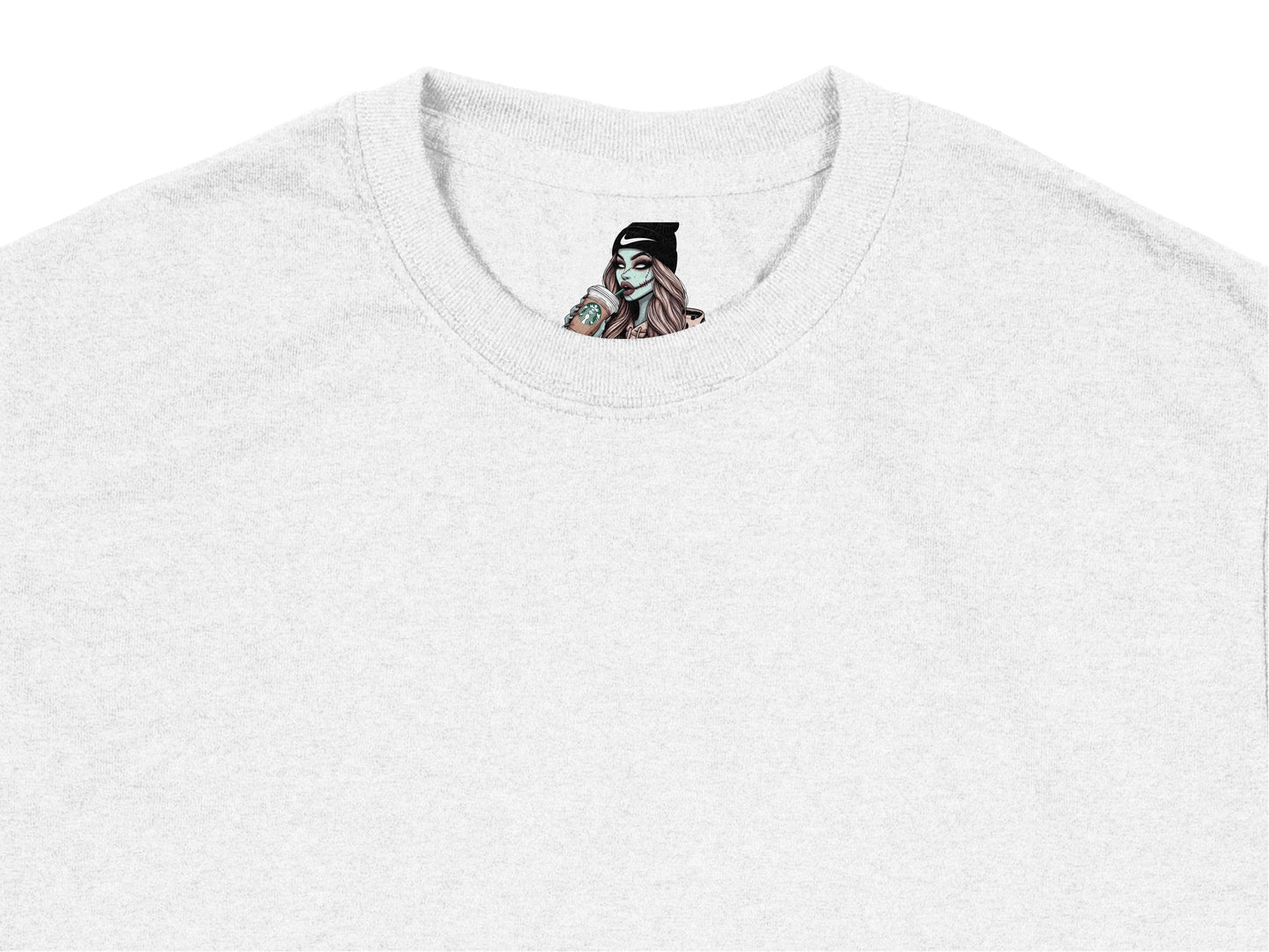 Grey T-Shirt with Traditional Japanese Geisha Art, Unique Graphic Tee, Asian Culture Inspired, Soft Cotton, Unisex Clothing