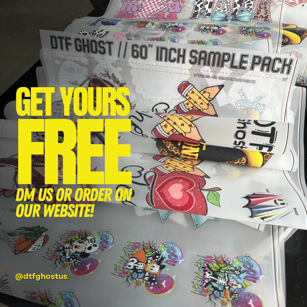 DTF Transfers & UV DTF Transfers Sample Pack