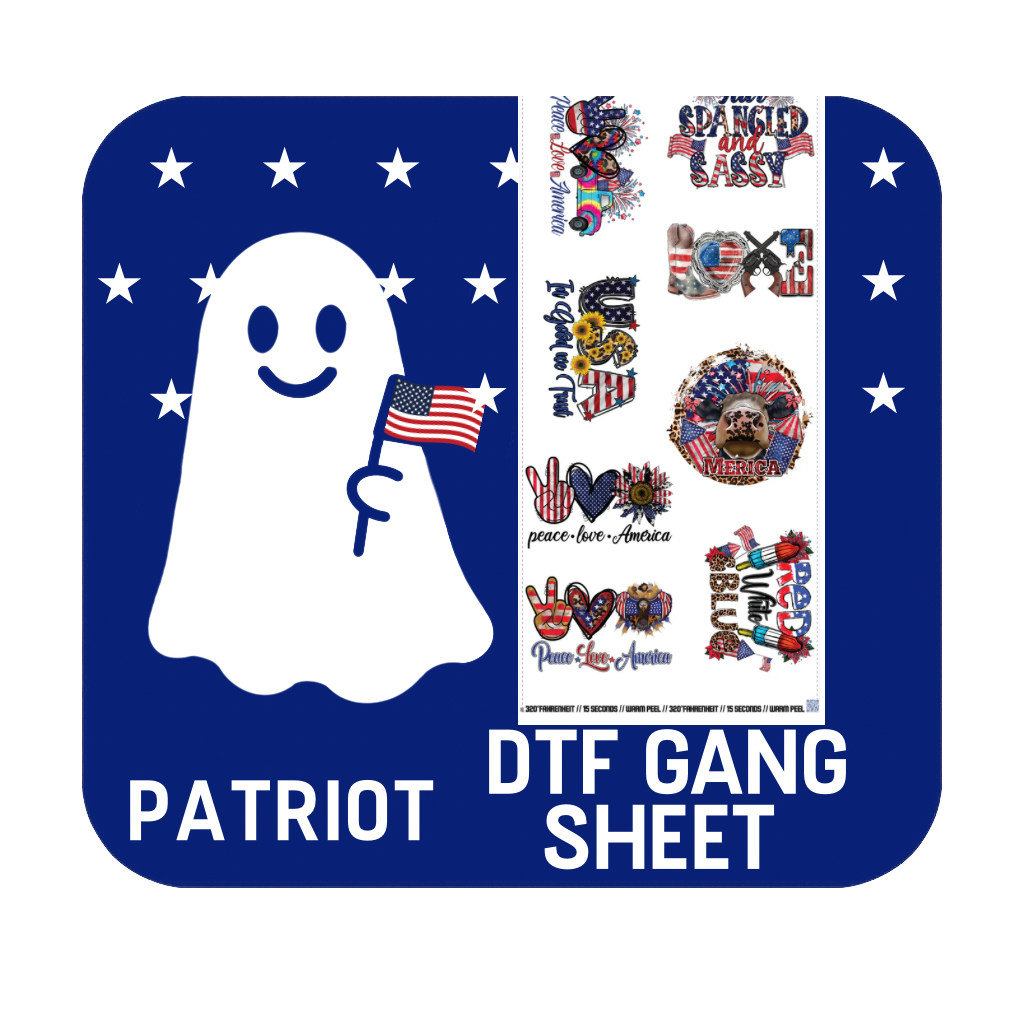 60" Patriot DTF Transfers Gang Sheet - PPAT02