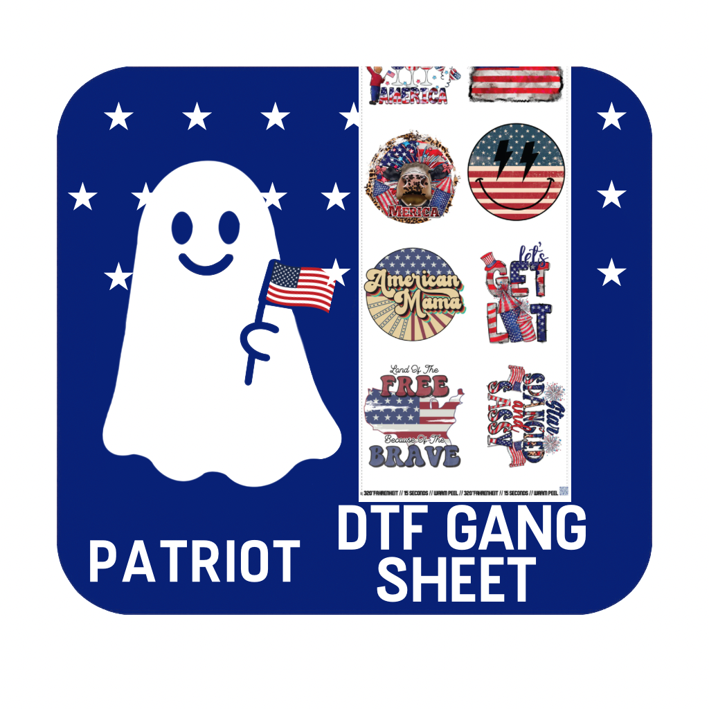 60" Patriot DTF Transfers Gang Sheet - PPAT03