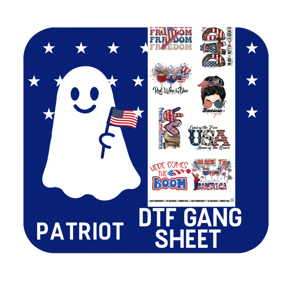 60" Patriot DTF Transfers Gang Sheet - PPAT01
