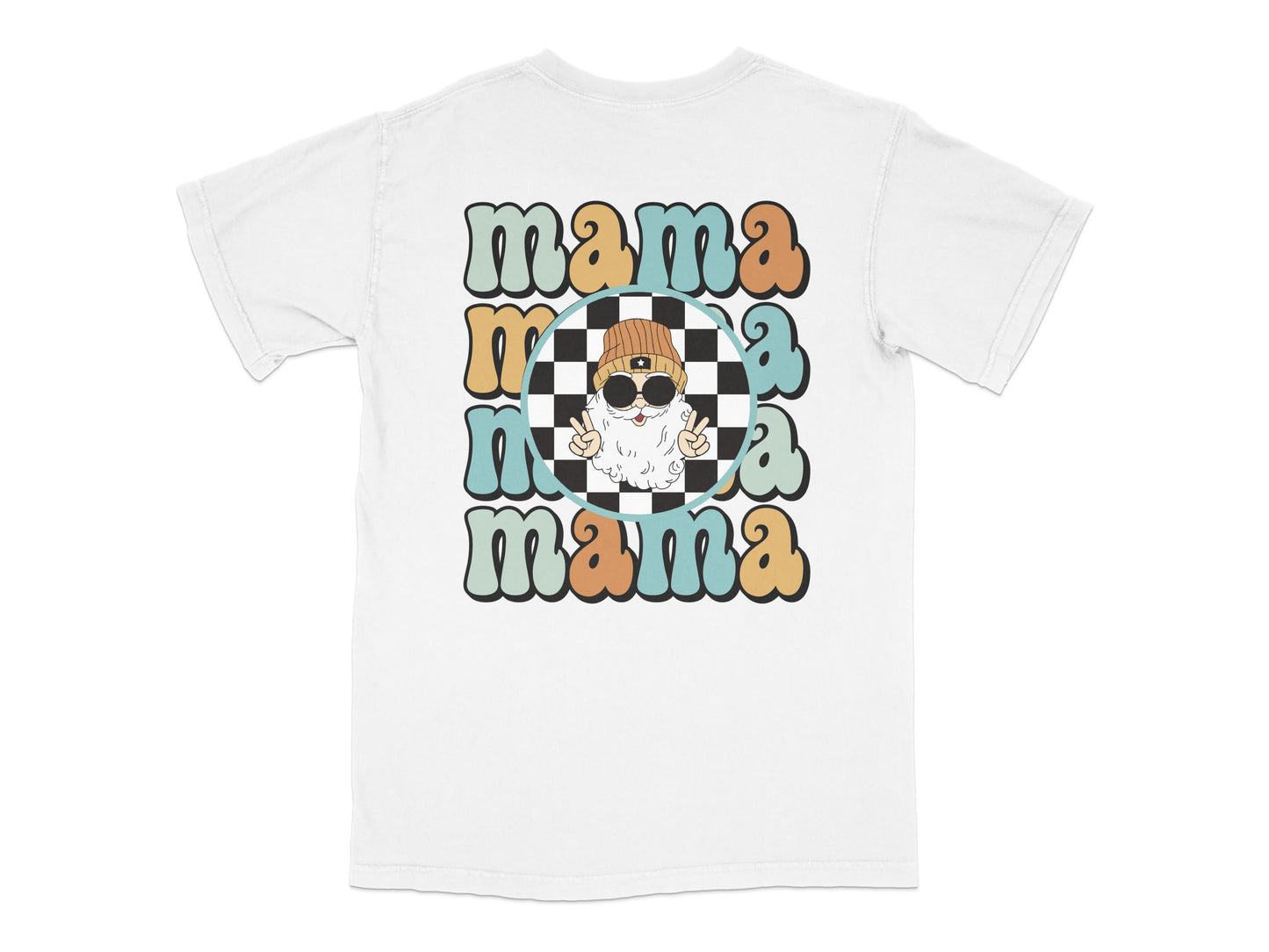 Mama Retro Graphic T-Shirt, Vintage Inspired Cool Mom Tee, Casual Fashion Top, Unique Gift for Mothers