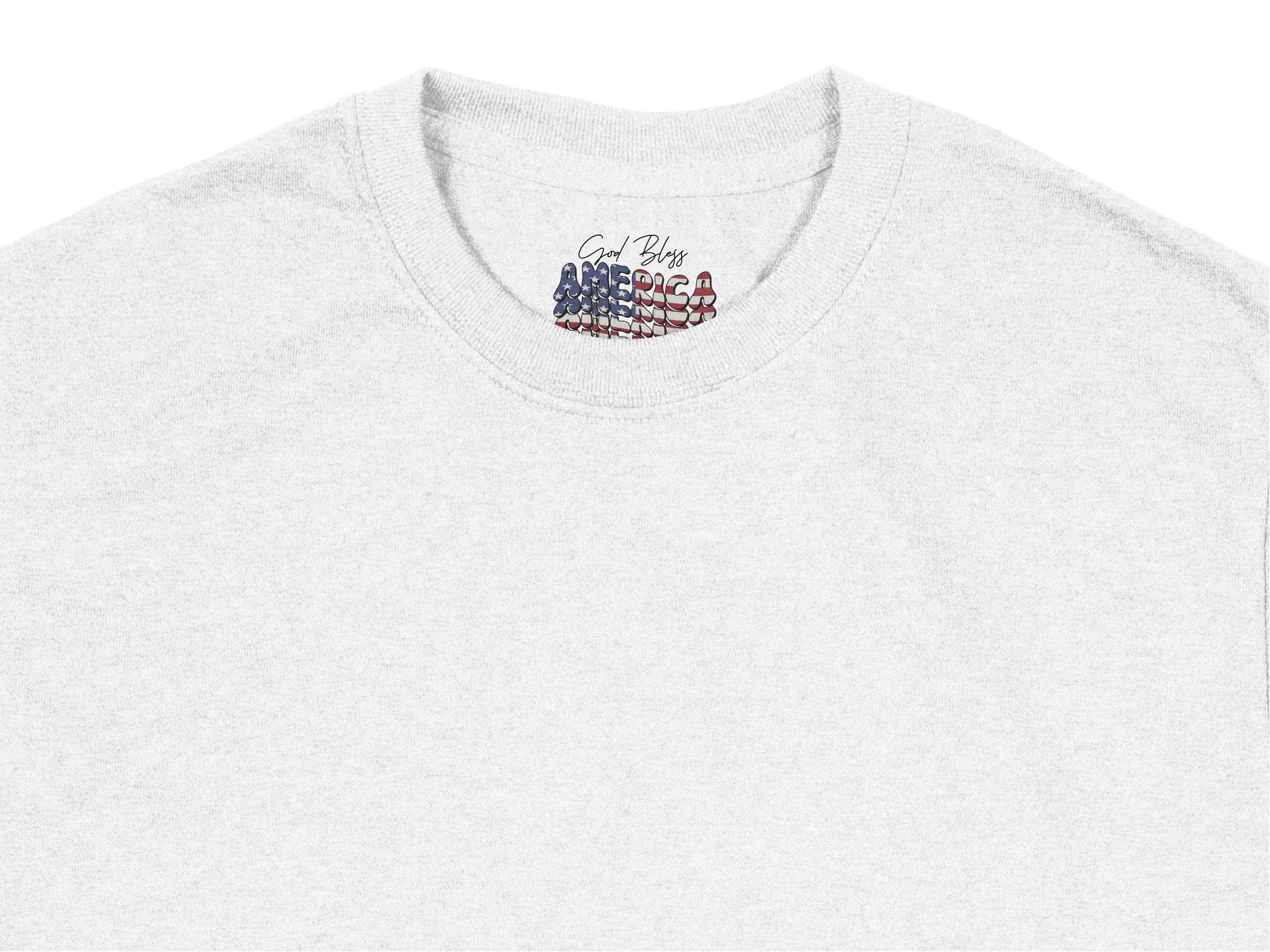 God Bless America T-Shirt, Patriotic USA Flag Design, Casual Graphic Tee, Unisex Cotton Top, 4th of July Apparel, Summer Fashion