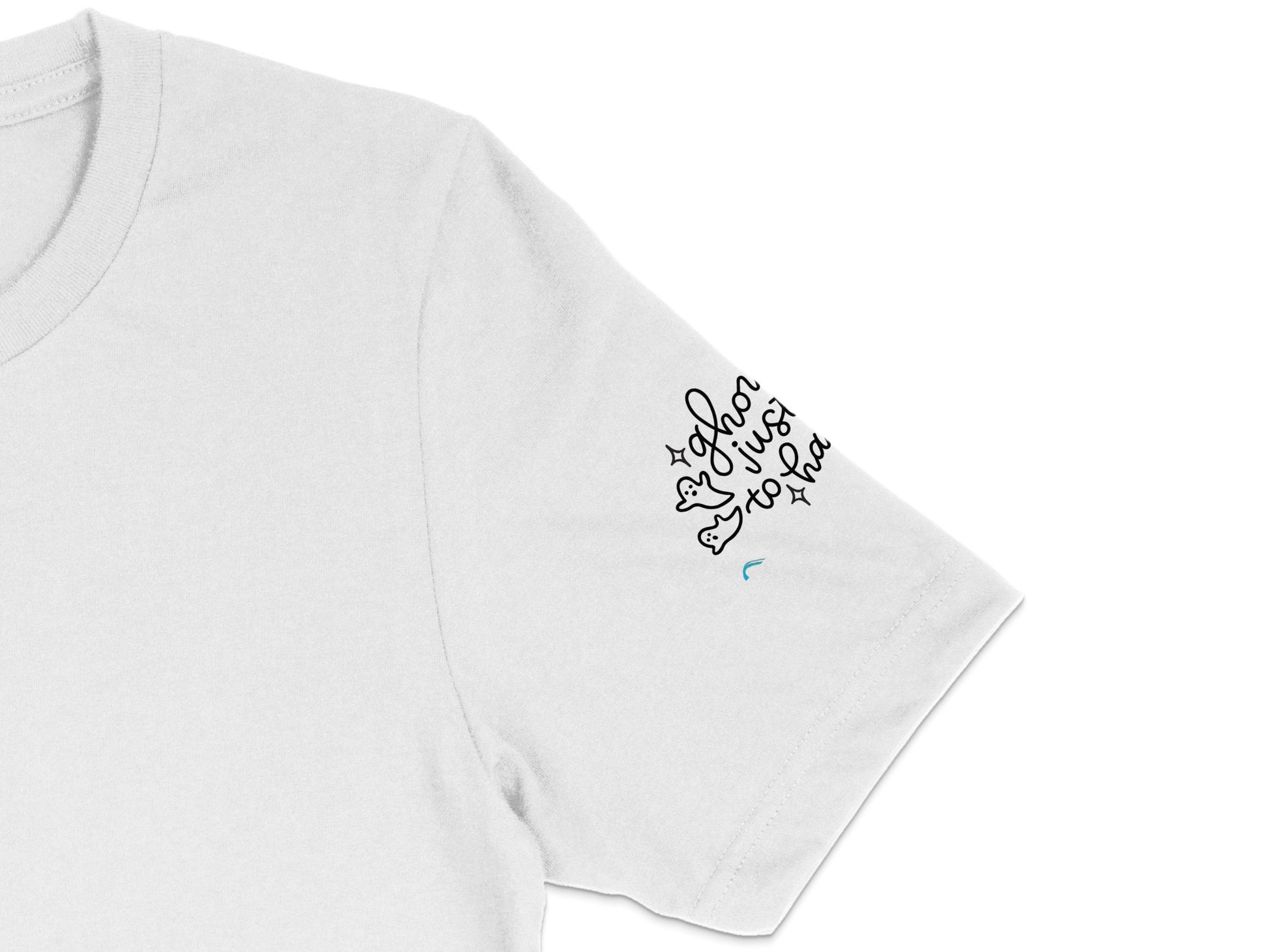 White T-Shirt with Blue Embroidery Text, 'Hola, ¿qué tal?', Casual Wear, Unisex Tee, Gift Idea