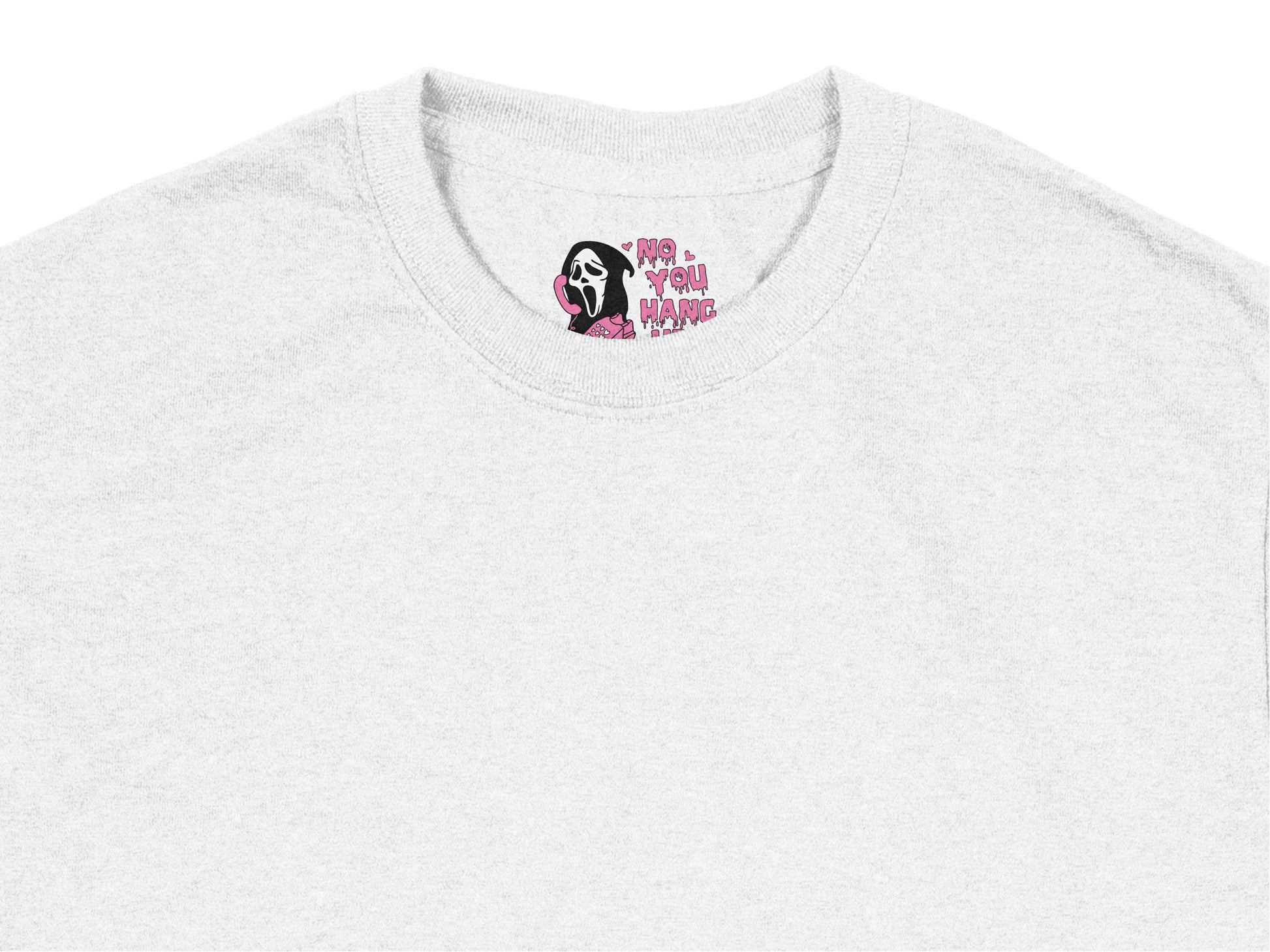 Cute Panda T-Shirt 'No, You Hang Up' Funny Animal Graphic Tee Unisex Cotton Casual Shirt