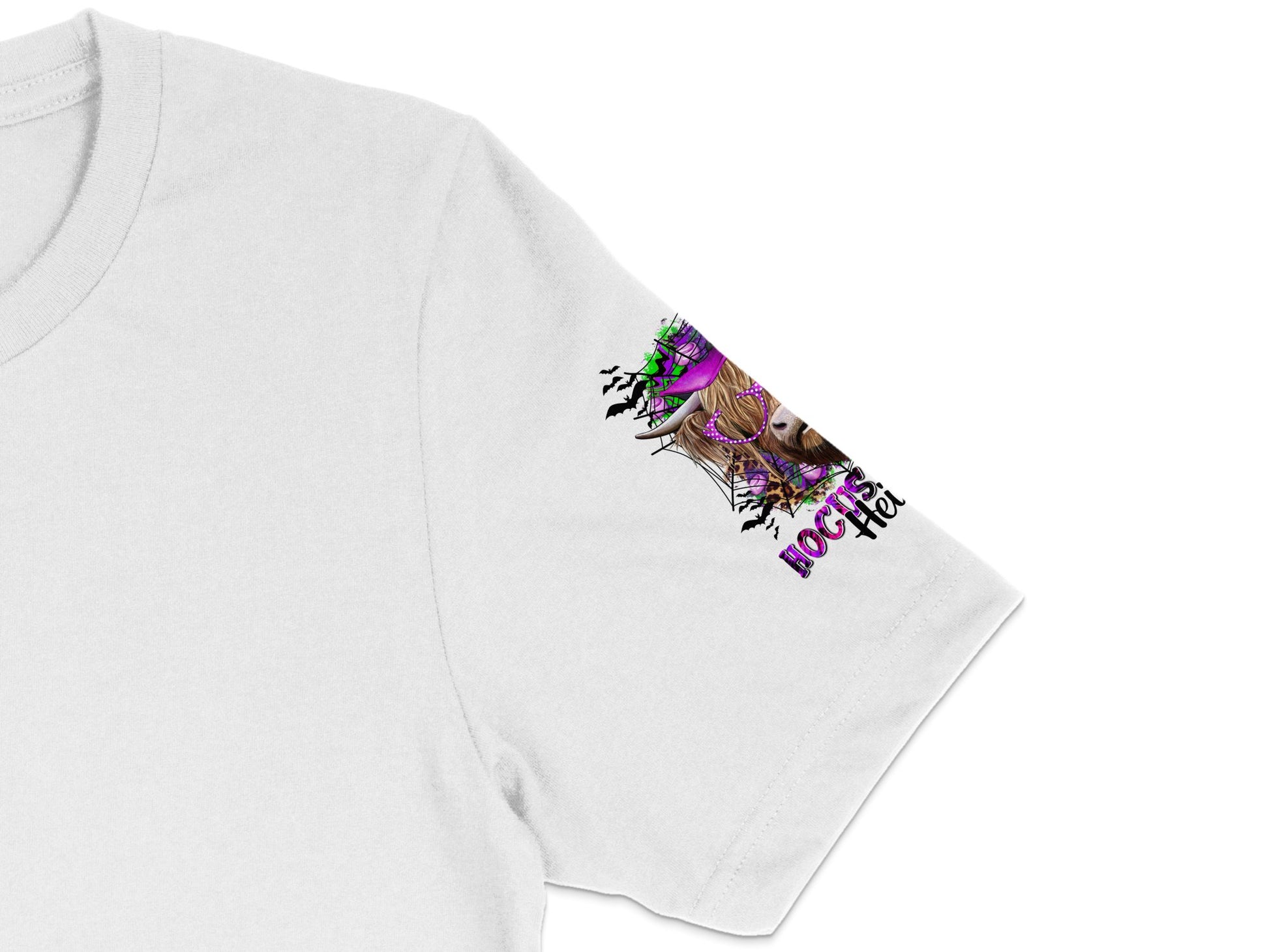 Trendy White T-Shirt with Purple Tree Graphic, Rocker Text, Street Style Apparel