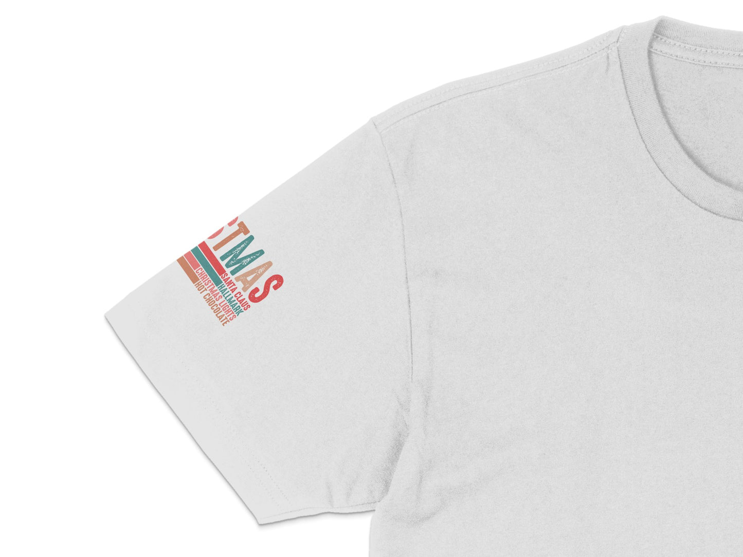 Christmas Barcode T-Shirt, Funny Holiday Tee, Colorful Xmas Gift, Casual Winter Apparel