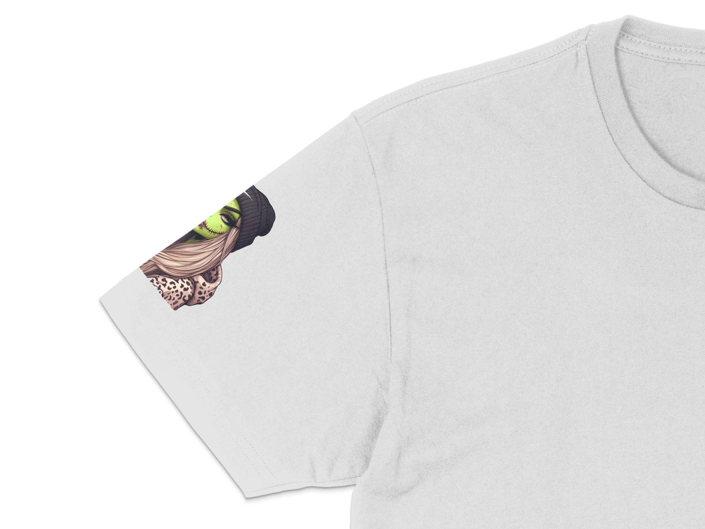 Trendy Grey T-Shirt with Abstract Print Design, Fashionable Unisex Casual Top