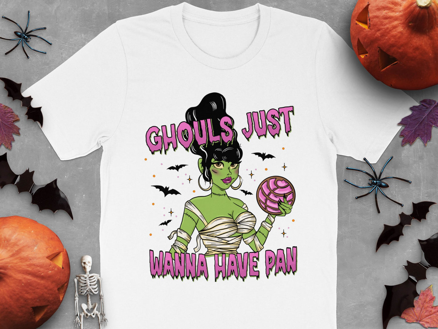 Halloween T-Shirt, Ghouls Just Wanna Have Fun, Spooky Graphic Tee, Women's Zombie Design, Fun Halloween Party Apparel