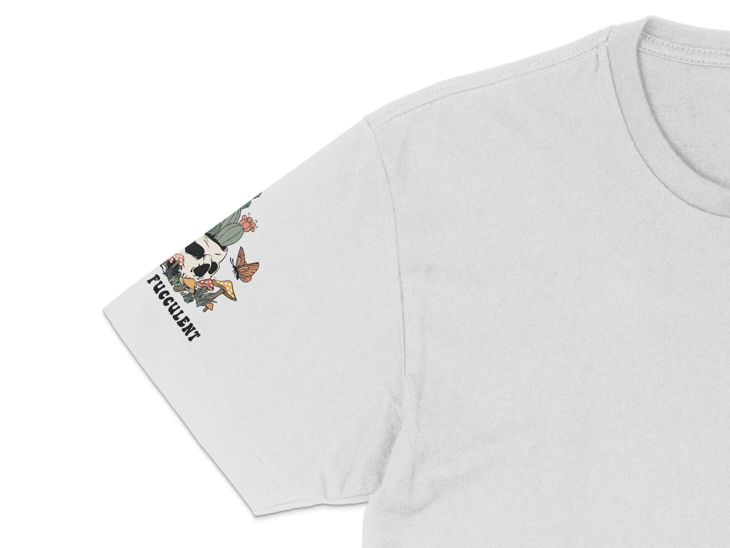 Men's White T-Shirt with Floral Soccer Ball Print, Casual Cotton Tee, Sporty Summer Fashion, Unique Graphic Design Shirt