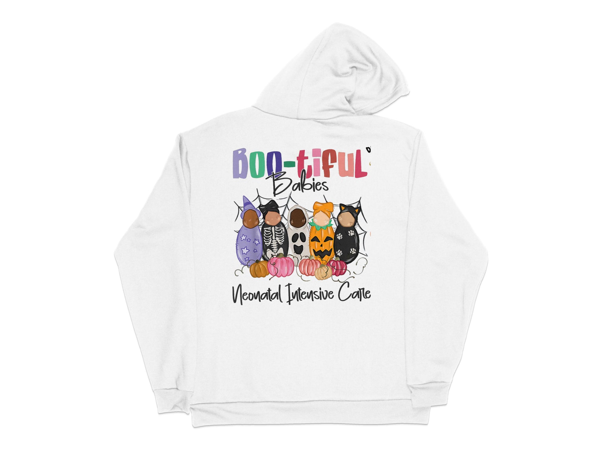 Halloween Hoodie with Cute Cats in Costumes, Boo-tiful Babies Graphic Sweatshirt for Fall