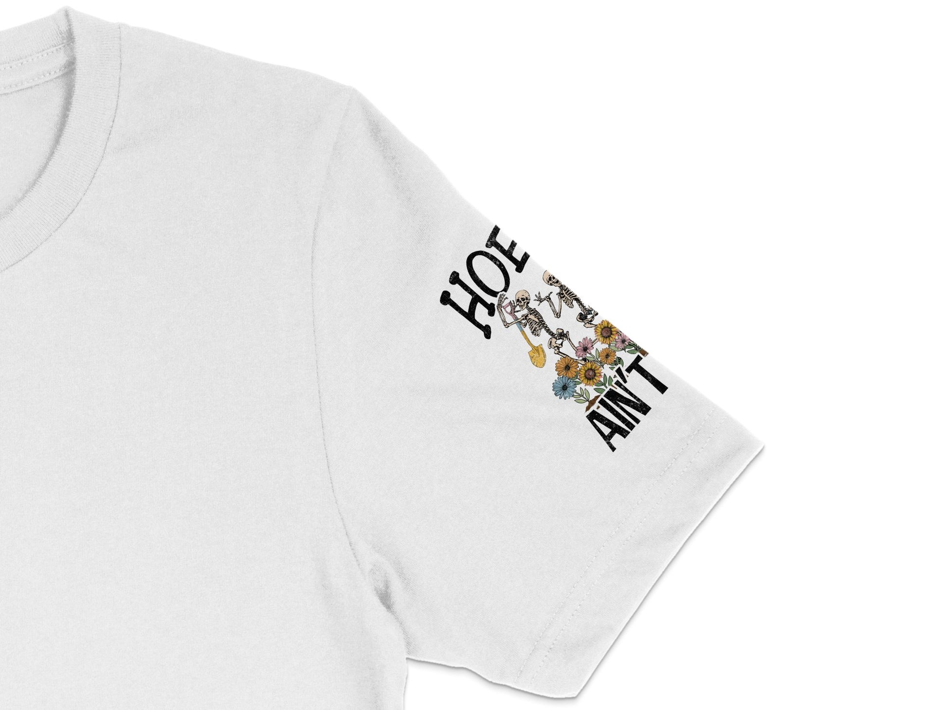 Hope Ain't Cancelled T-Shirt, Floral Typography, Inspirational Quote Tee, Unisex White Shirt