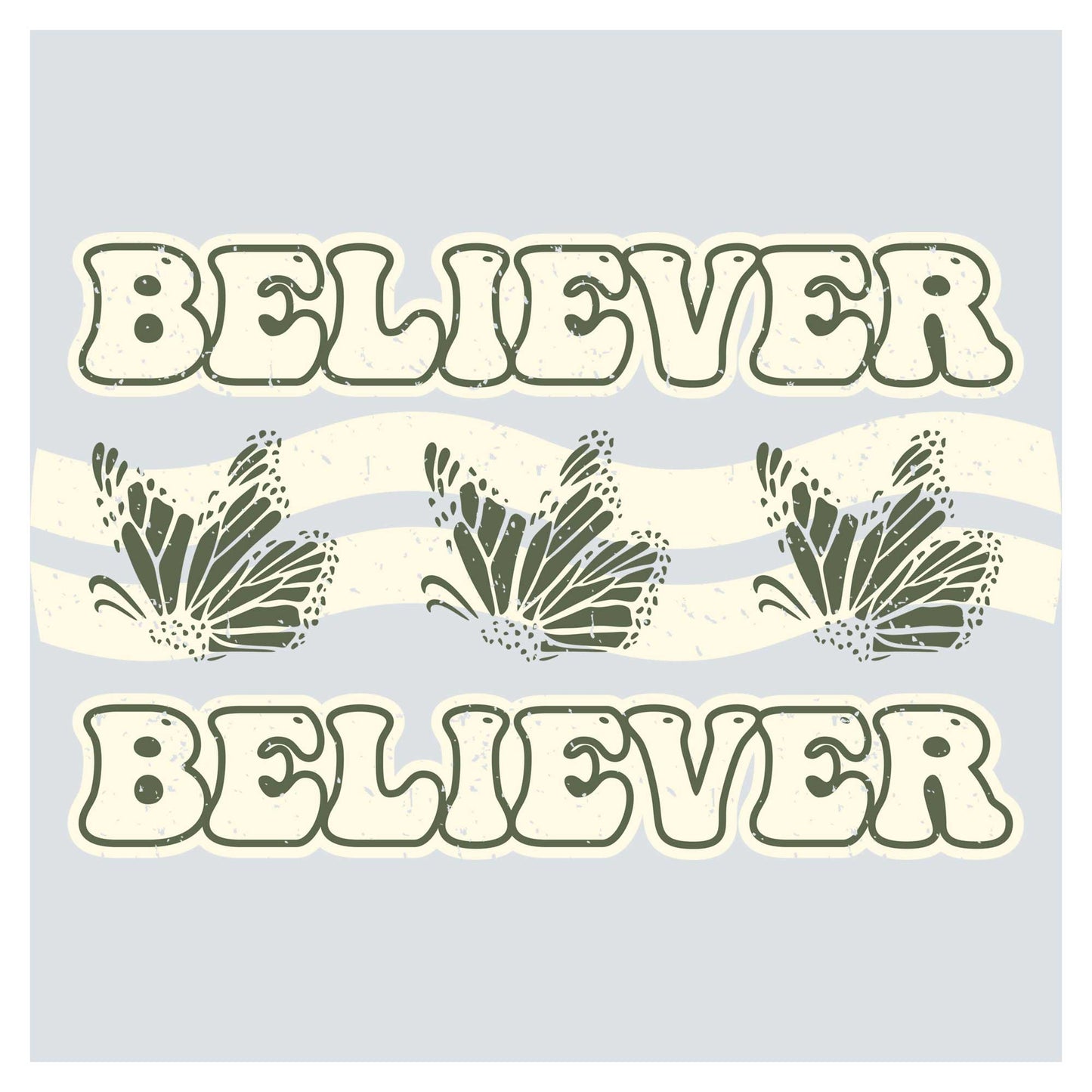 a picture of a butterfly with the words believe and a picture of a butterfly with