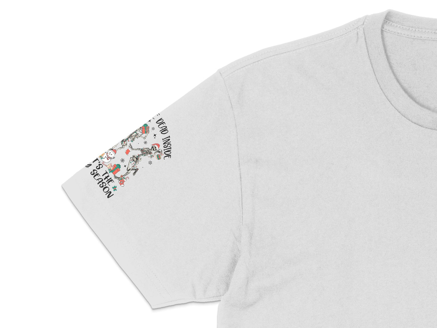 Men's Graphic T-Shirt White with Unique DNA Design, Stylish Casual Comfort Wear