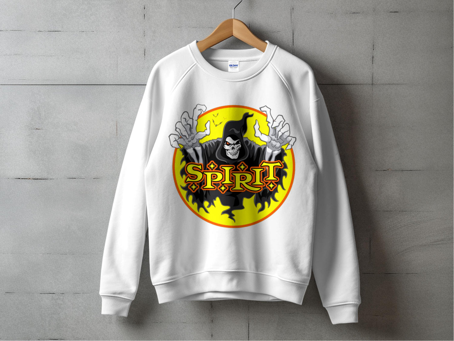 Gorilla Spirit Graphic Sweatshirt, Bold Animal Print Crewneck, Unisex Casual Pullover, Streetwear Style Top