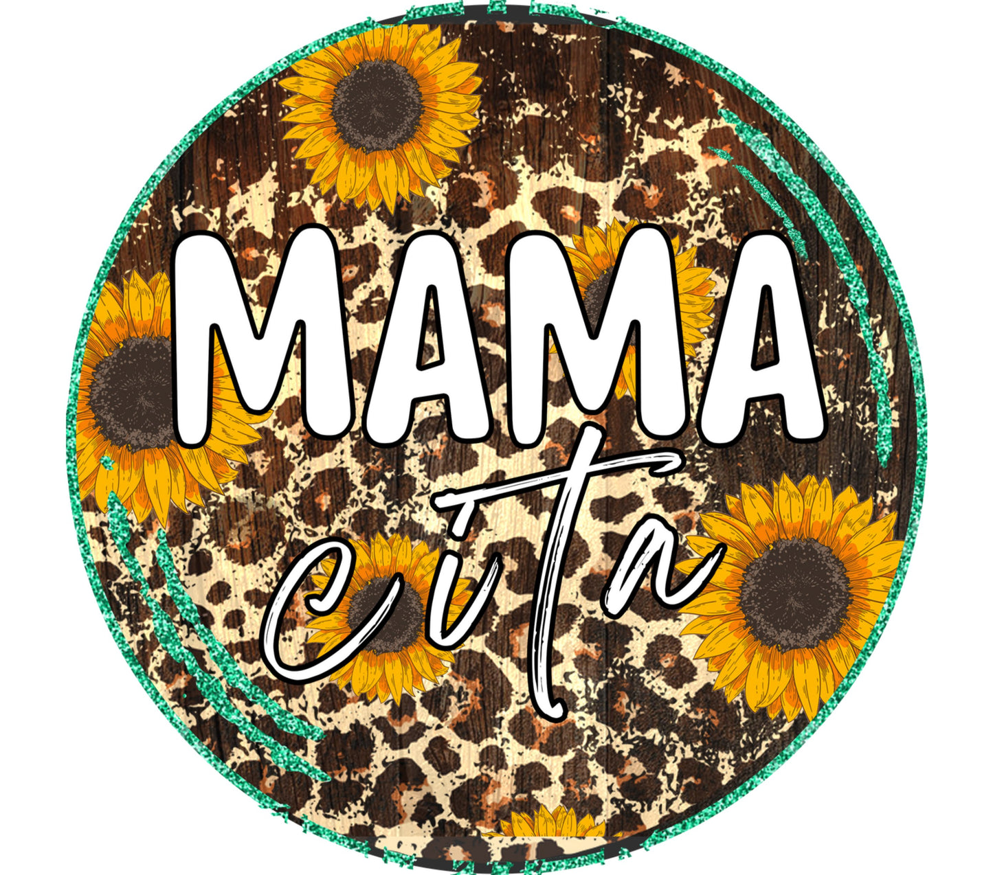 Mama Earth Sunflower Wooden Sign, Rustic Home Decor, Wall Art Gift for Mom