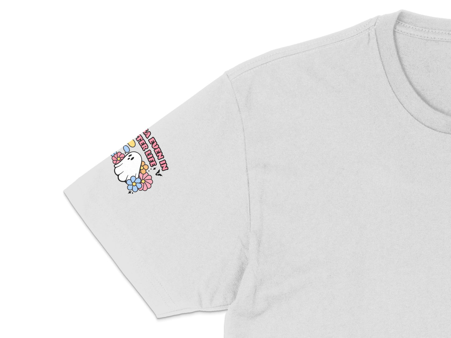 Cute Duck Graphic T-Shirt, Floral Pattern, Quirky Animal Tee, Casual Summer Fashion Top for All Ages