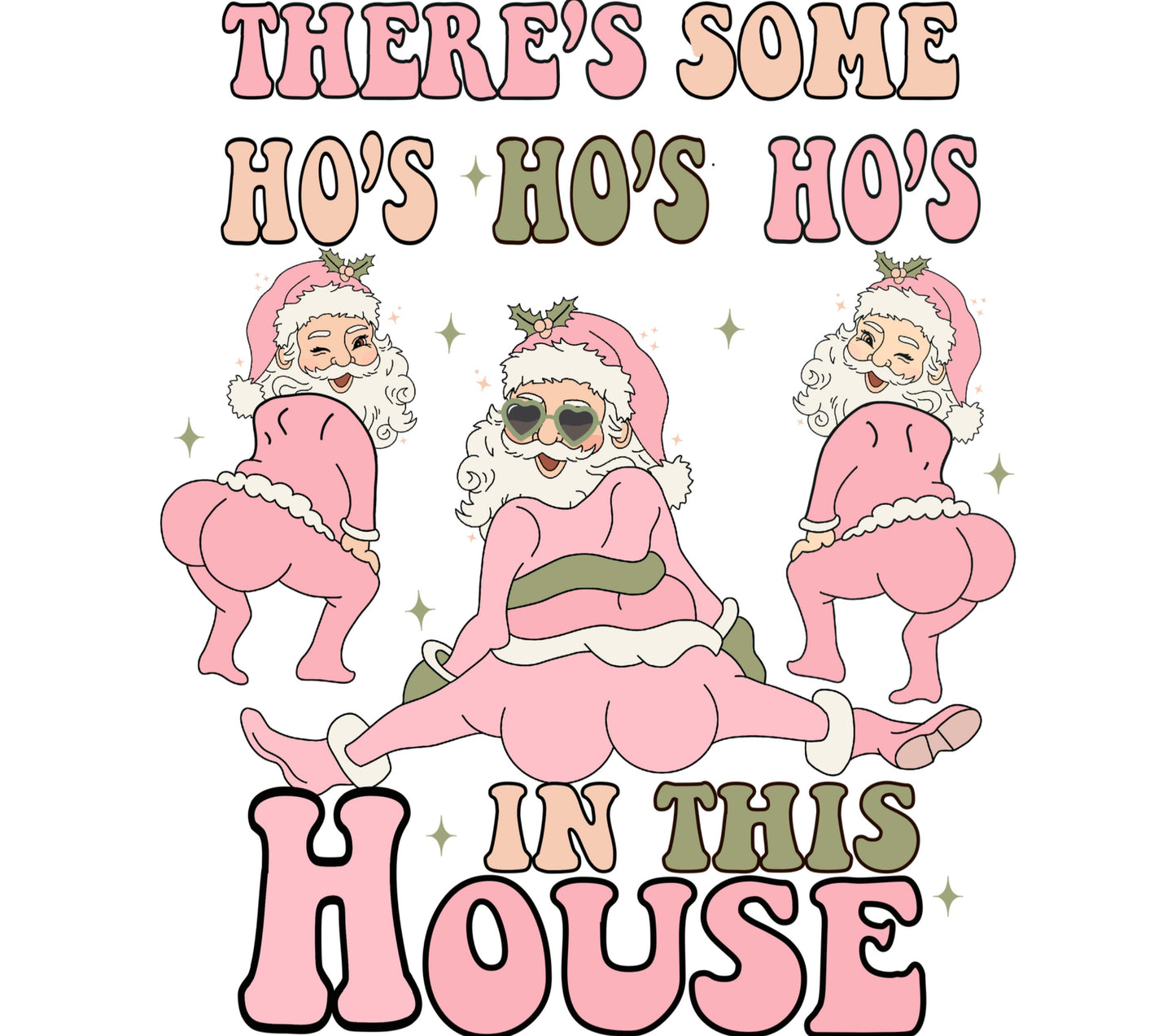 Funny Santa Twerk Shirt, Christmas Hip Hop Santa Tee, Festive Holiday Party Outfit, Unique Xmas Gift Idea, Unisex Top