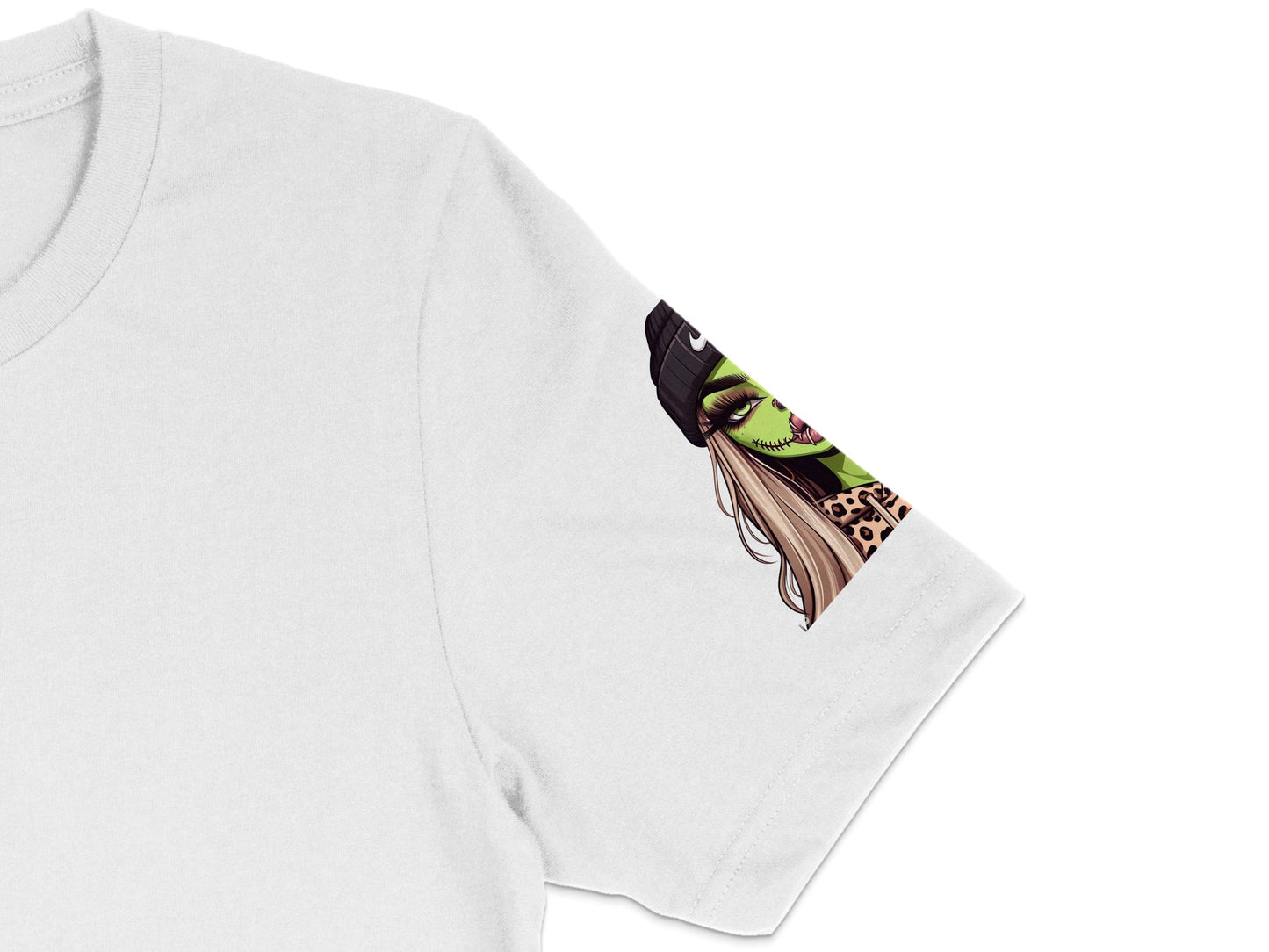 Women's Graphic T-Shirt, Leopard Print Lip Design, Trendy Fashion Tee, Casual Summer Top, Unique Gift Idea