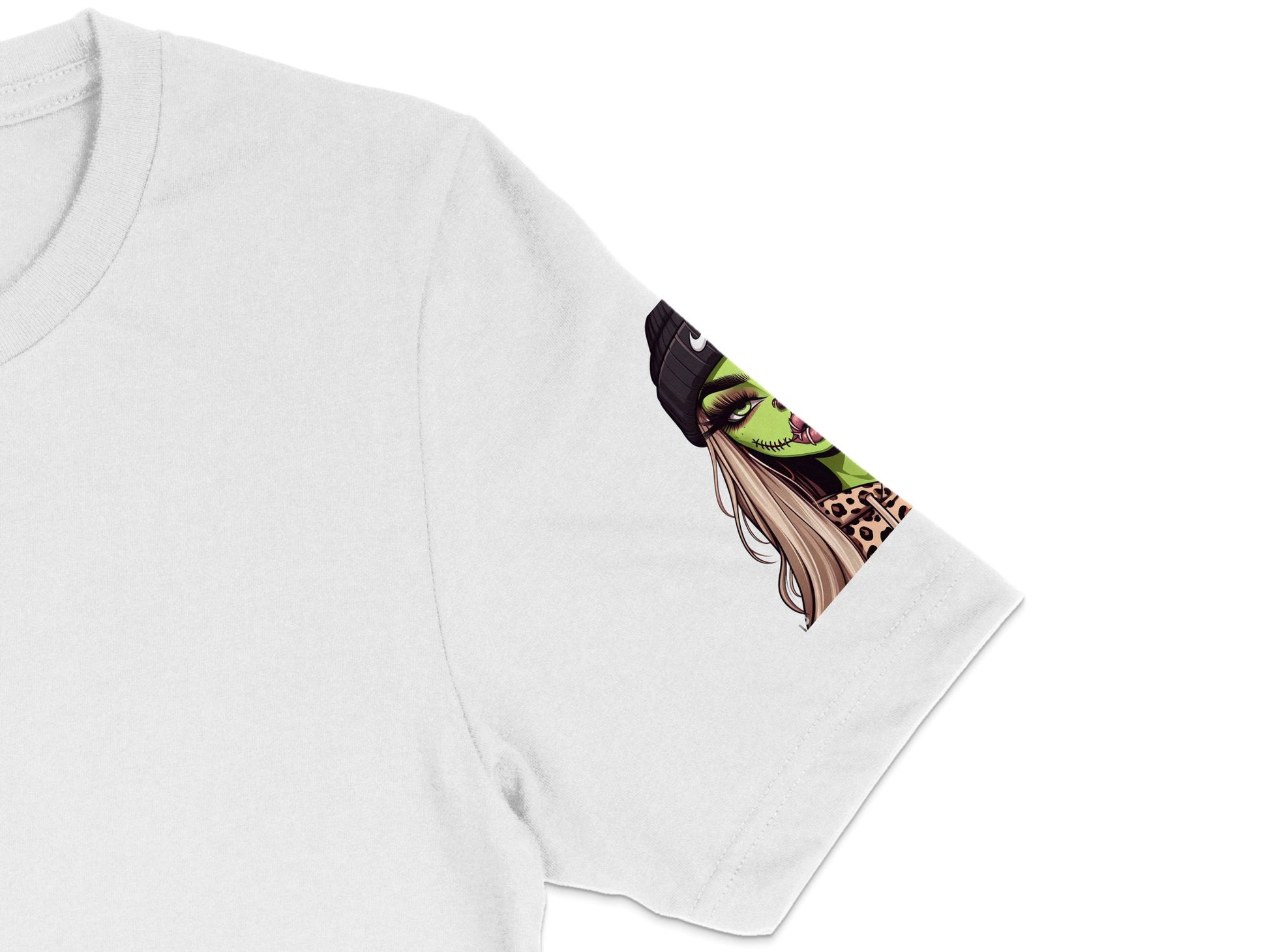 Women's Graphic T-Shirt, Leopard Print Lip Design, Trendy Fashion Tee, Casual Summer Top, Unique Gift Idea