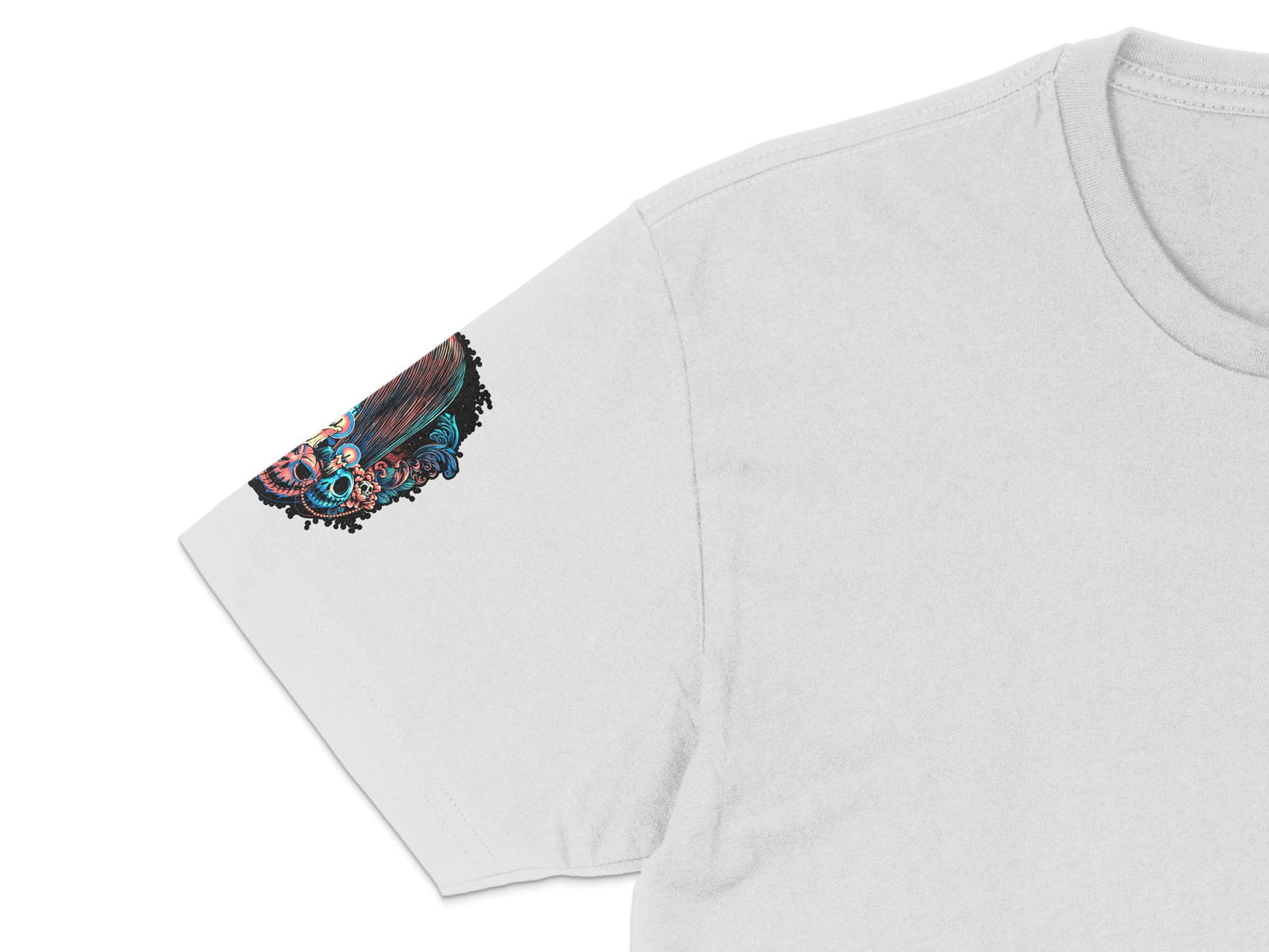 Bohemian Style Owl Printed T-Shirt, Colorful Owl Graphic Tee, Casual Women's Fashion Top
