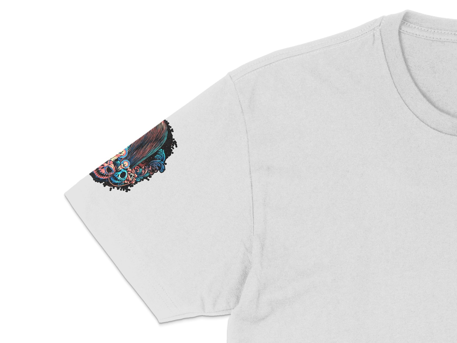 Bohemian Style Owl Printed T-Shirt, Colorful Owl Graphic Tee, Casual Women's Fashion Top