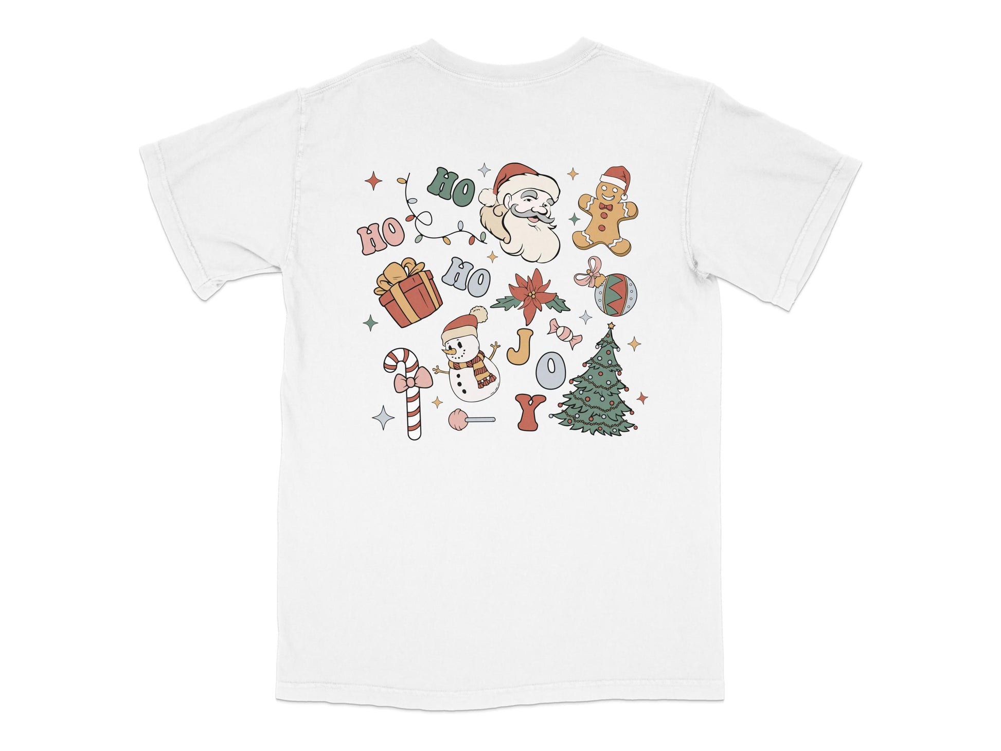 Santa Claus Christmas T-Shirt, Festive Holiday Graphic Tee, Kids and Adults Casual Wear