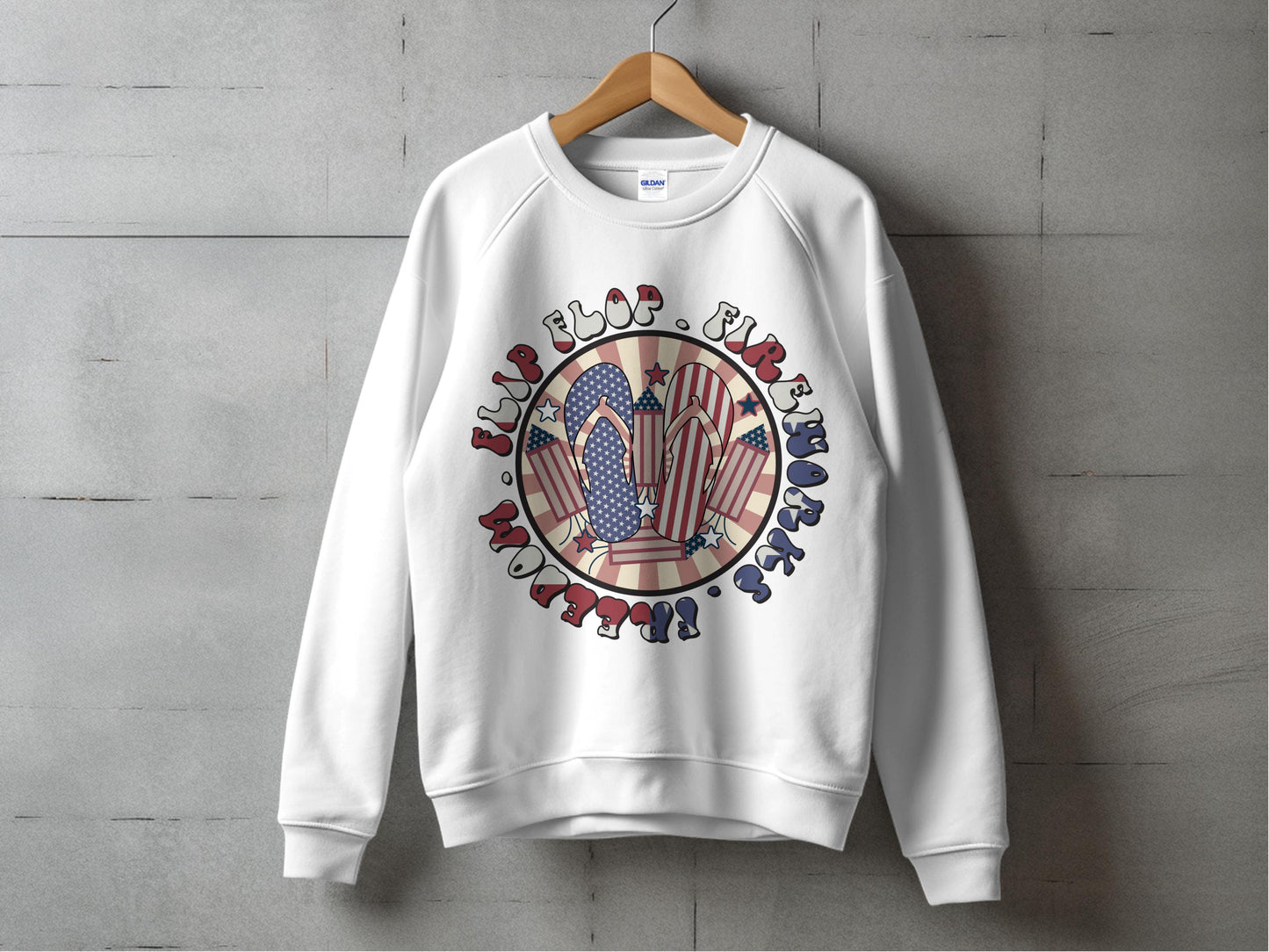 Patriotic NYC Sweatshirt, I Love New York City Skyline Crewneck, Urban Streetwear, Fashionable Casual Top, Red White Blue Design