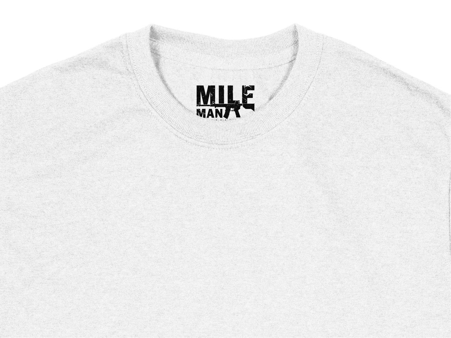 White Graphic T-Shirt with 'MILLE MANA' Print, Unisex Short Sleeve, Casual Tee, Trendy Summer Top, Streetwear Fashion, Gift Idea