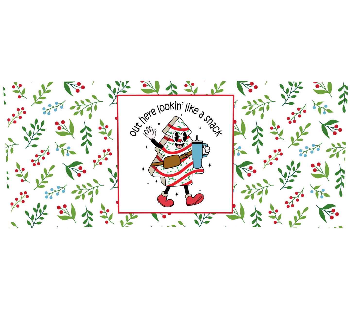Cute Christmas Snowman Mug Holiday Coffee Cup Lookin' Like a Snack Winter Gift