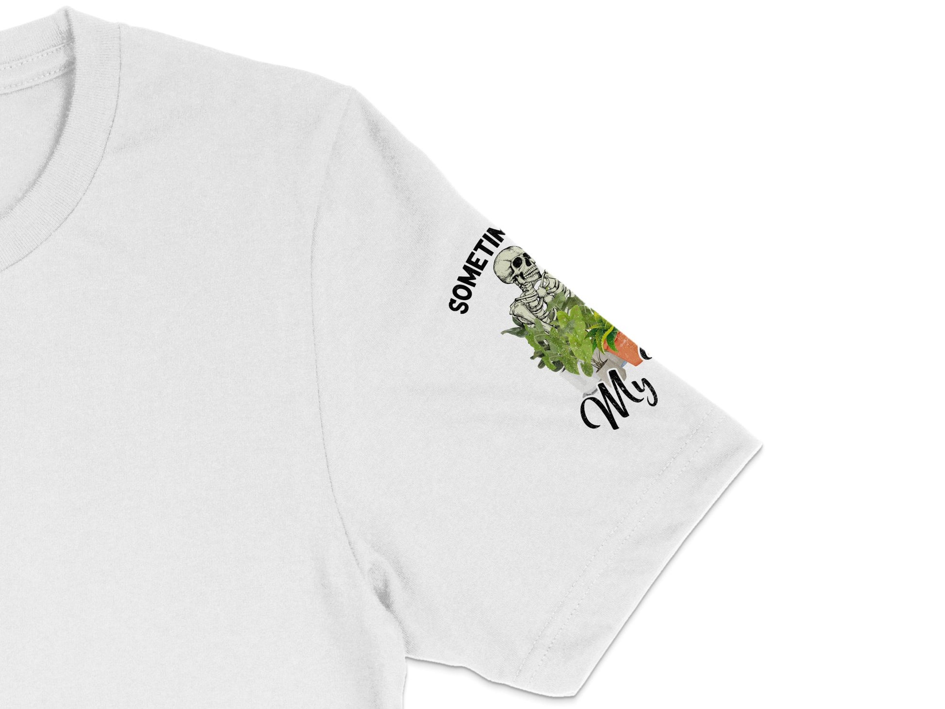 White T-Shirt with Carrot and Text Design, Casual Graphic Tee, Unisex Cotton Shirt