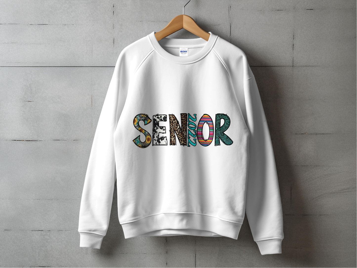 Senior 2024 Sweatshirt, Trendy Graduation Pullover, Custom Class of 2024 Apparel, Stylish Unisex Sweater