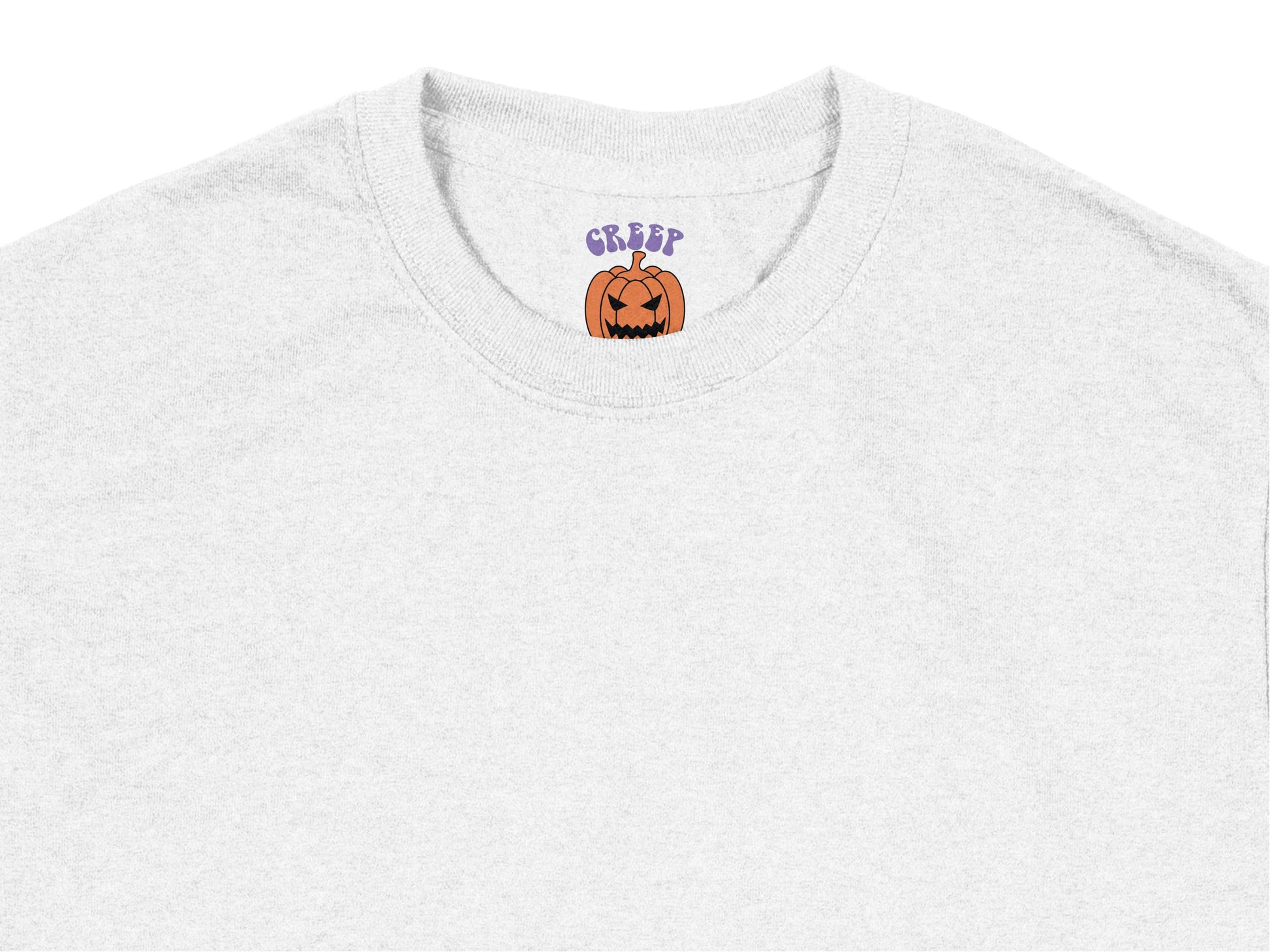 Halloween Pumpkin Creep T-Shirt, Spooky Jack O'Lantern Graphic Tee, Unisex Fall Fashion, Soft Cotton Casual Top