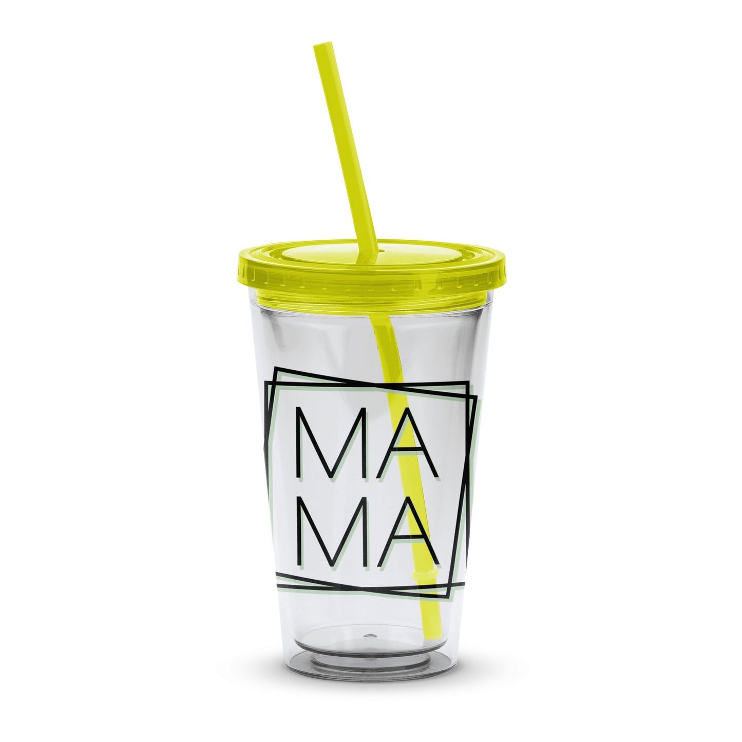 Personalized Mama Tumbler, Custom Mom Gift, Insulated Cup with Lid and Straw, Mother's Day Present Ideas