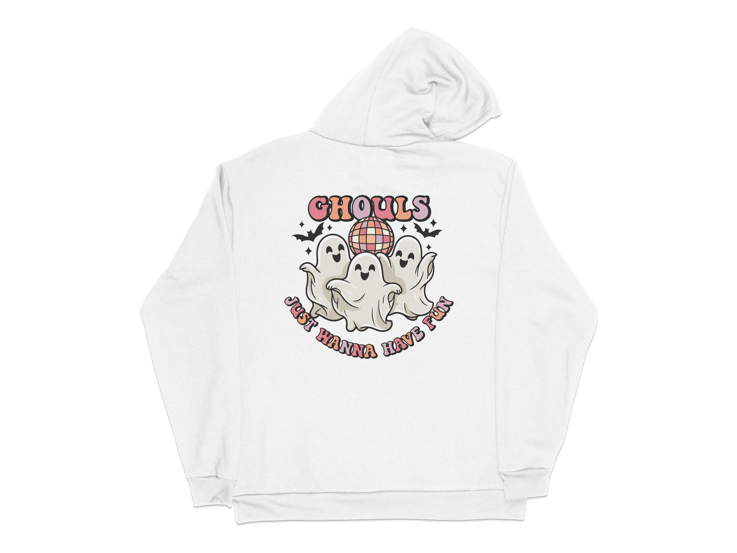 Cute Ghosts Hoodie, 'Ghouls Just Wanna Have Fun' Spooky Halloween Sweatshirt, Unisex Ghost Apparel