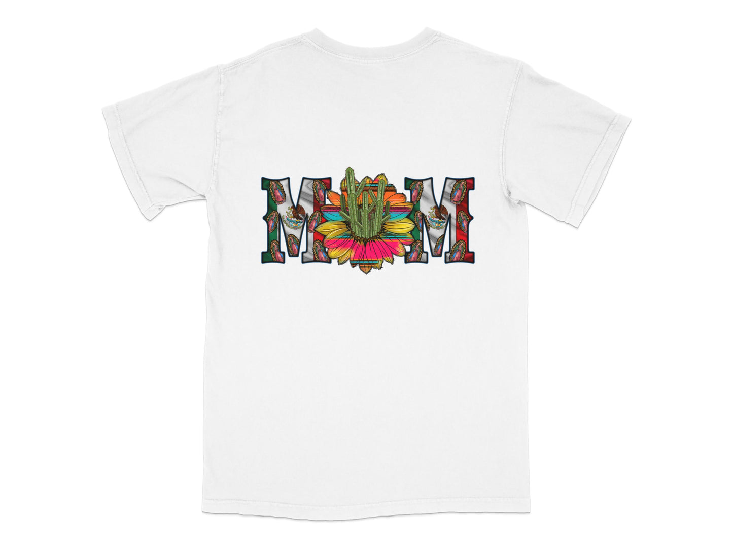 Colorful Mandala Design T-Shirt, Boho Style Graphic Tee, Unisex Cotton Shirt, Casual Wear, Vibrant Art Print Top