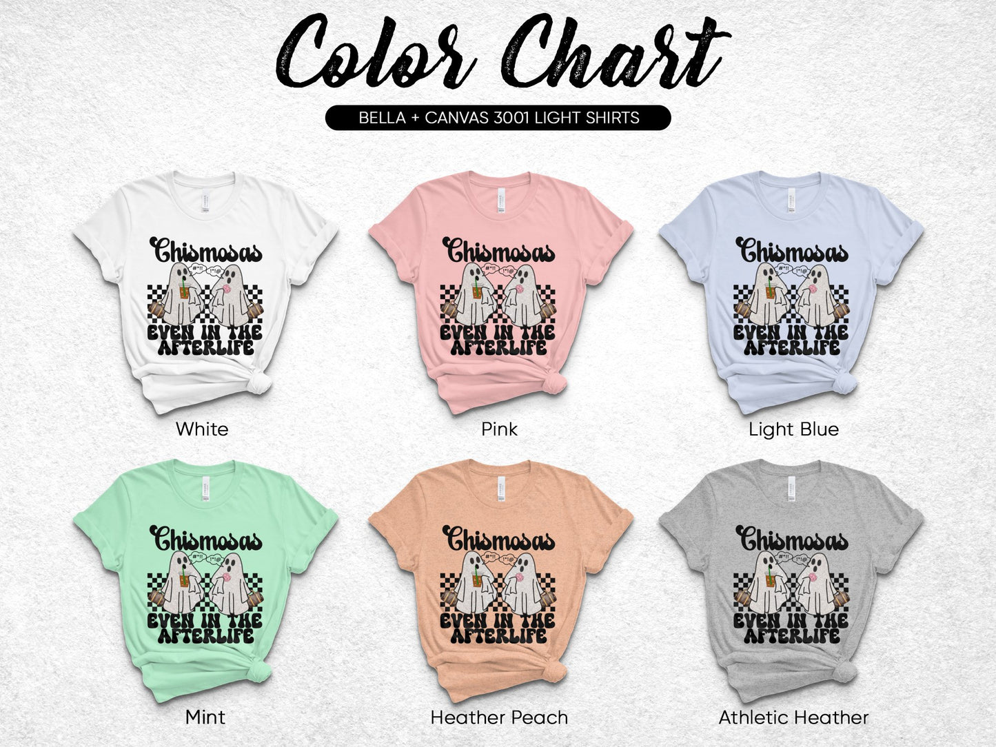 Christmas T-Shirts With Cats Graphic, Bella Canvas 3001 Light Shirts, Festive Holiday Apparel in Multiple Colors