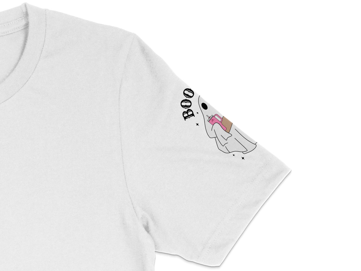 Cute Ghost Boo T-Shirt, Spooky Halloween Casual Tee, Unisex Ghost Graphic Shirt, Fall Fashion Top, Trendy October Apparel