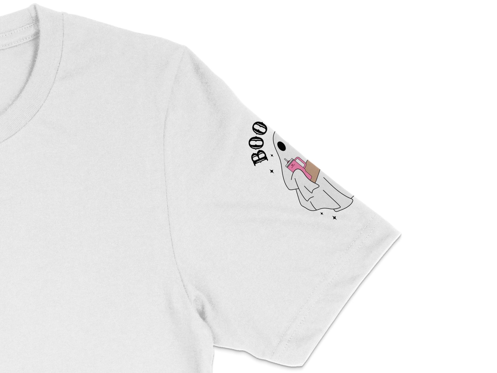 Cute Ghost Boo T-Shirt, Spooky Halloween Casual Tee, Unisex Ghost Graphic Shirt, Fall Fashion Top, Trendy October Apparel