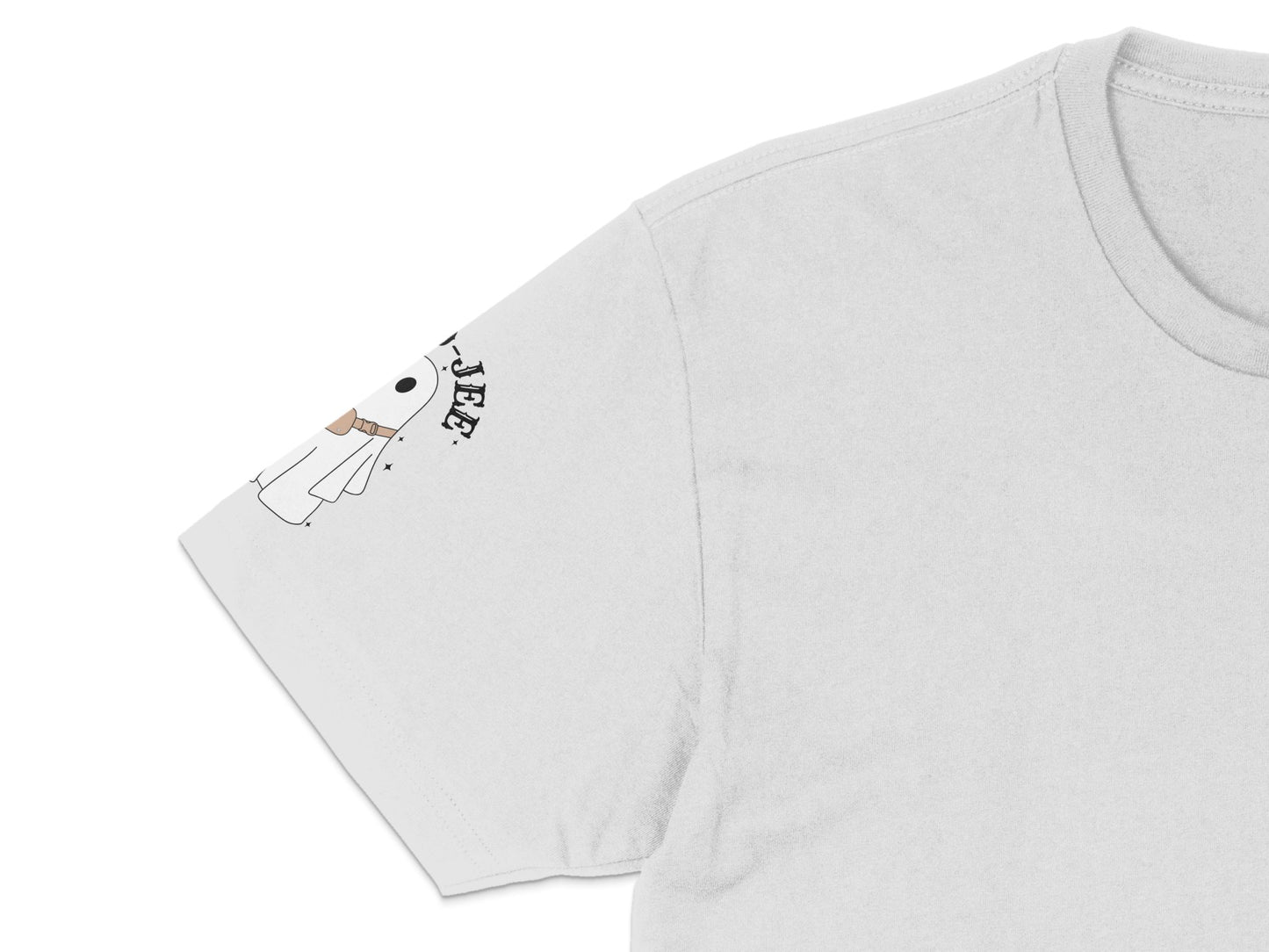 Minimalist Hand Graphic T-Shirt, Simple Artistic Line Drawing Tee, Casual White Cotton Shirt for Unisex, Trendy Fashion Top