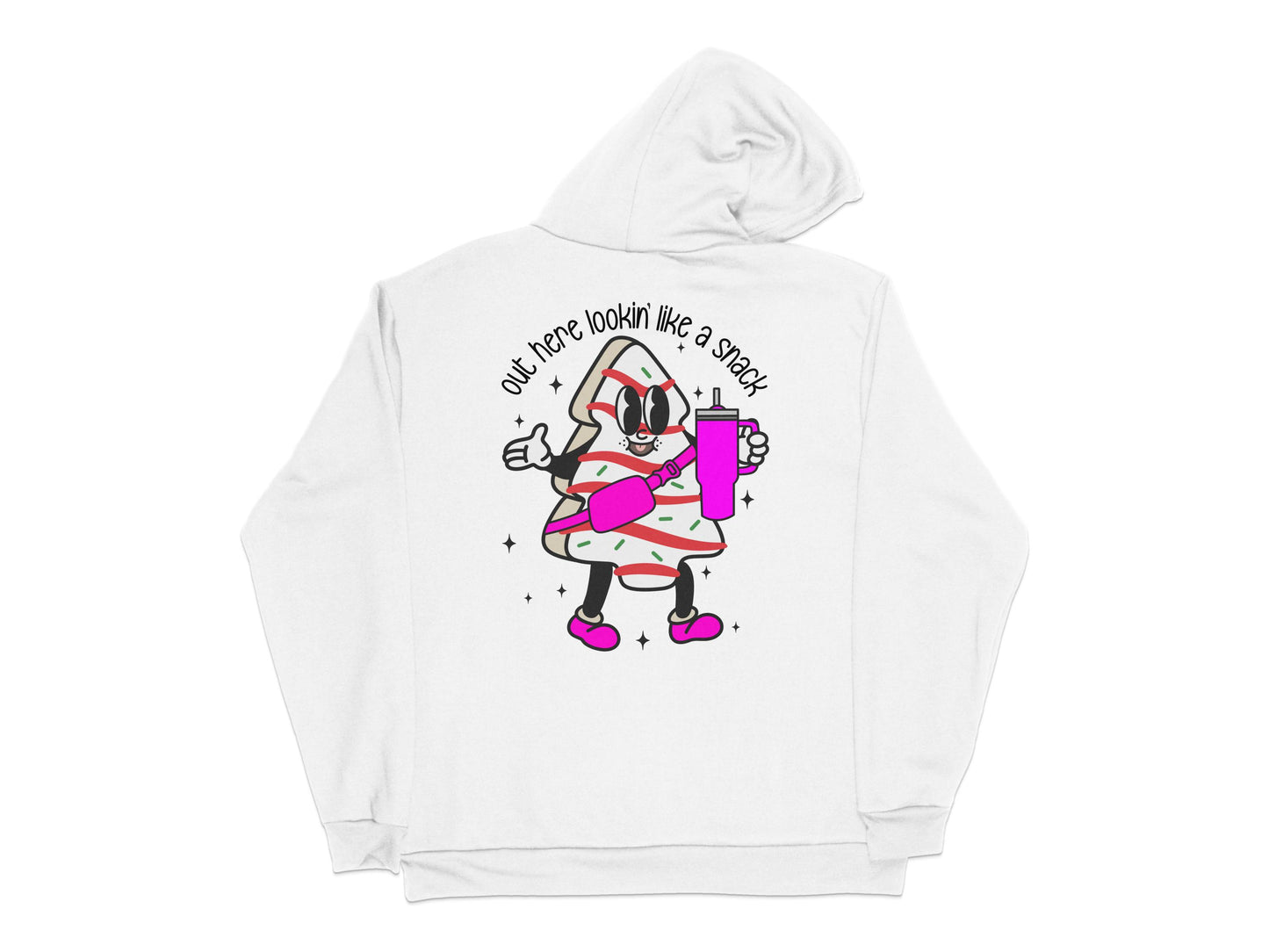 Cartoon Milk Carton Graphic Hoodie, Funny Dairy Character Sweatshirt, Unisex Casual Streetwear
