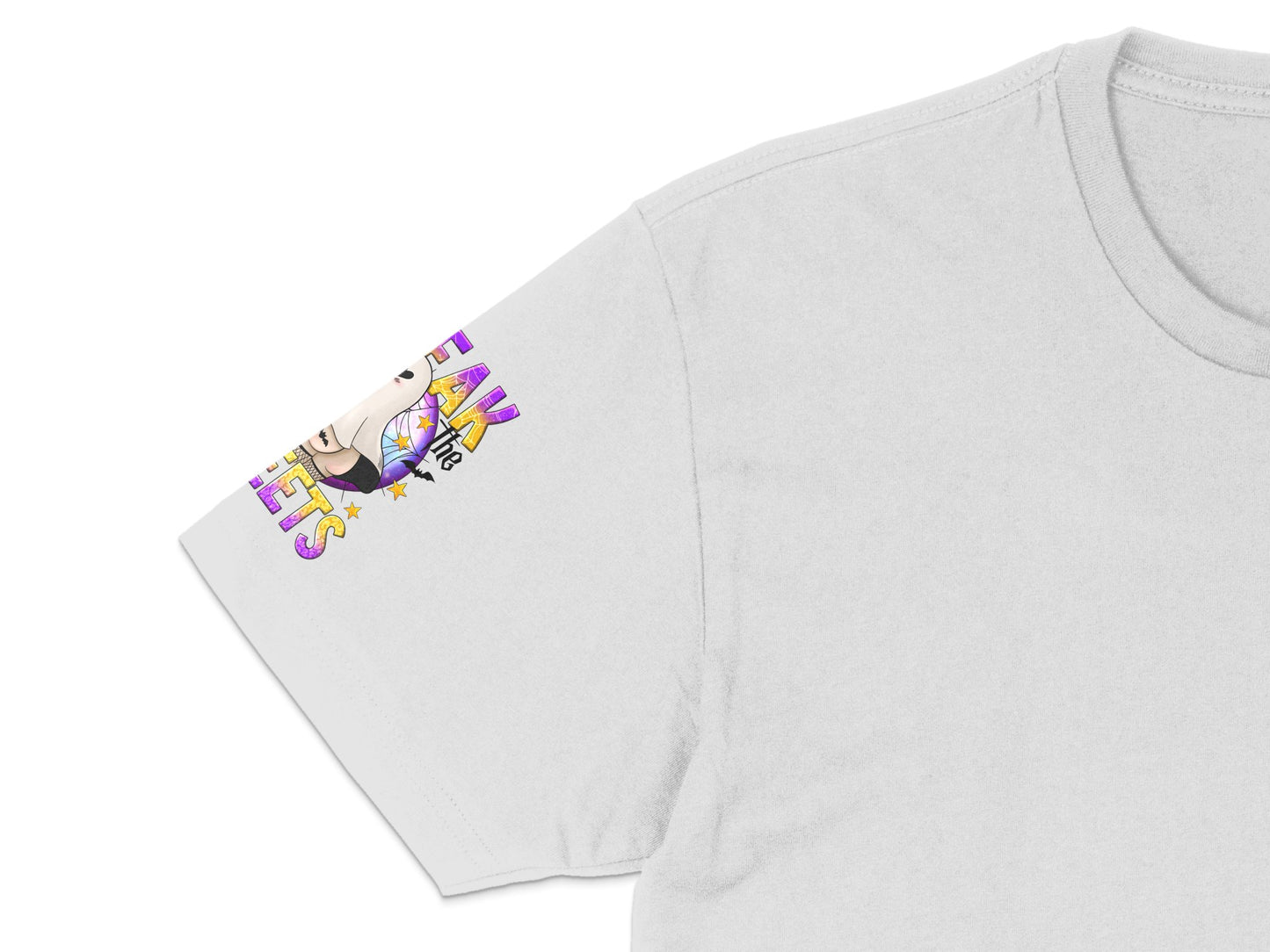 Cartoon Astronaut Graphic T-Shirt, Space Explorer Unisex Tee, Casual White Cotton Shirt