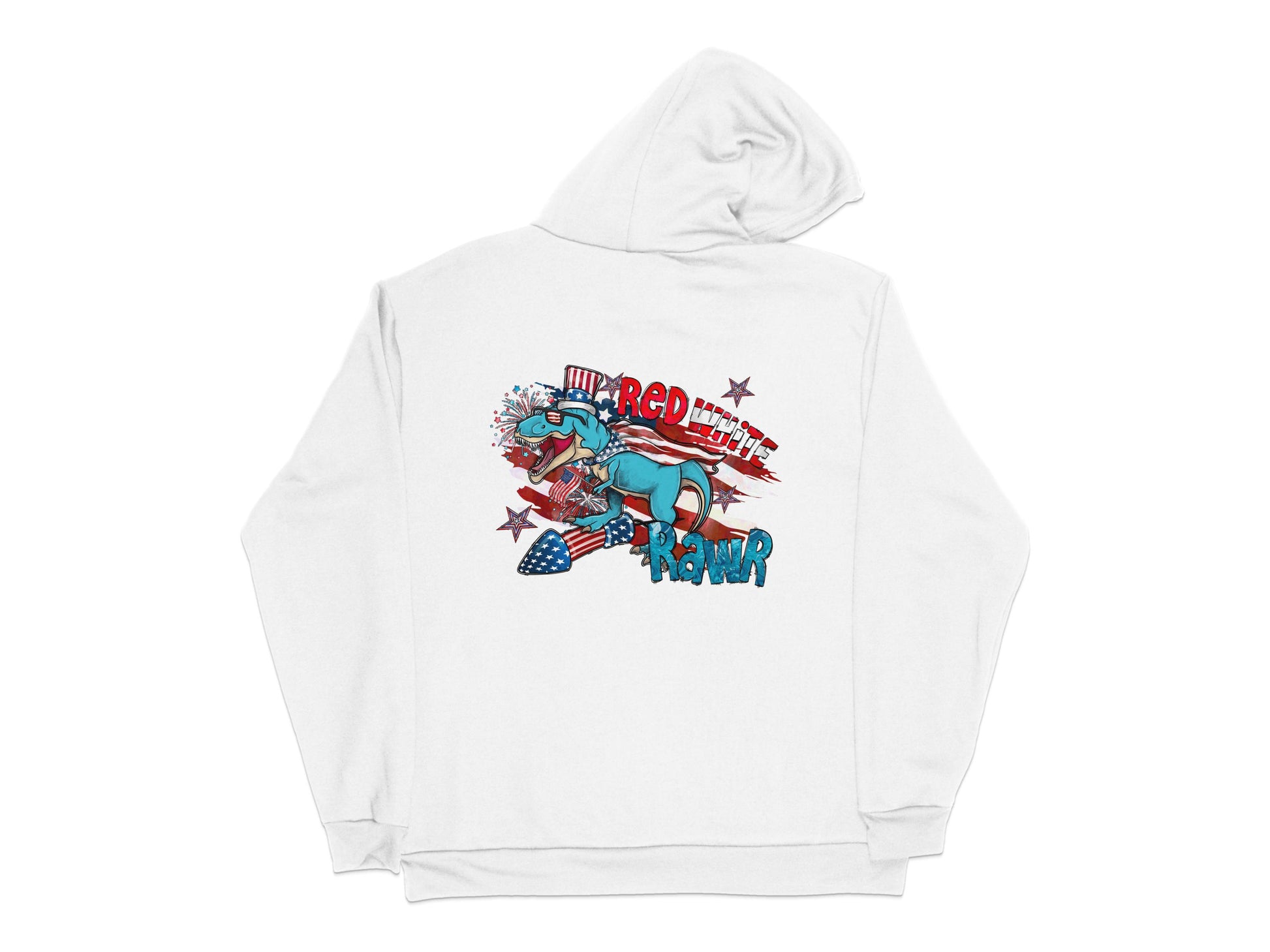 Patriotic Unicorn USA Flag Hoodie, Red White Blue Graphic Sweatshirt, Independence Day Apparel for Kids and Adults