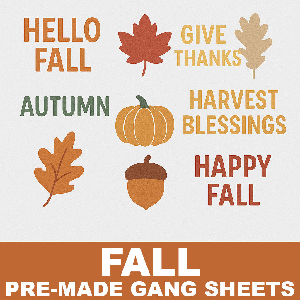 Fall DTF Gang Sheets | Autumn DTF Transfers | Fall Gang Sheets – tagged ...