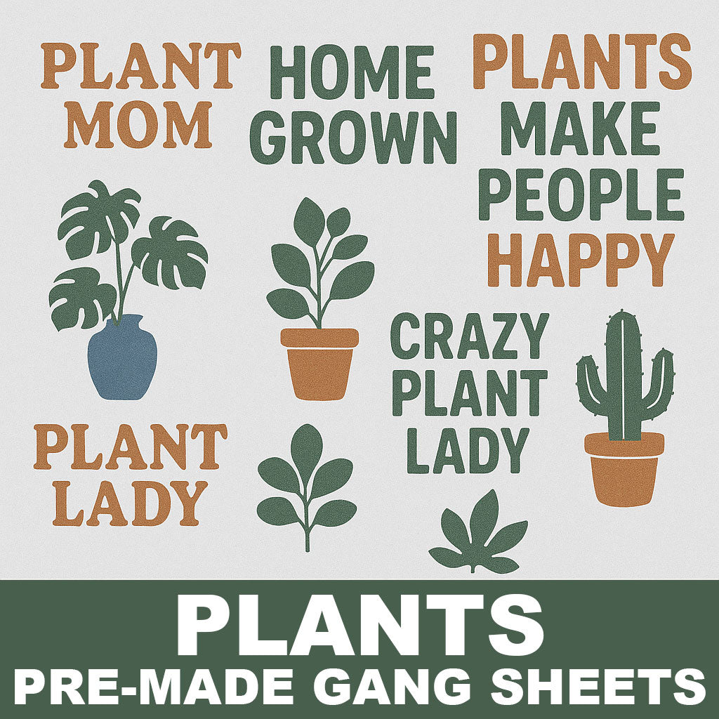 Plants Gang Sheets