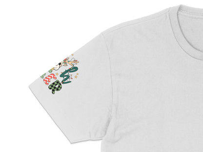 Lucky Charms T-shirt, Cute Magical Elements Graphic Tee, Unisex White Cotton Shirt