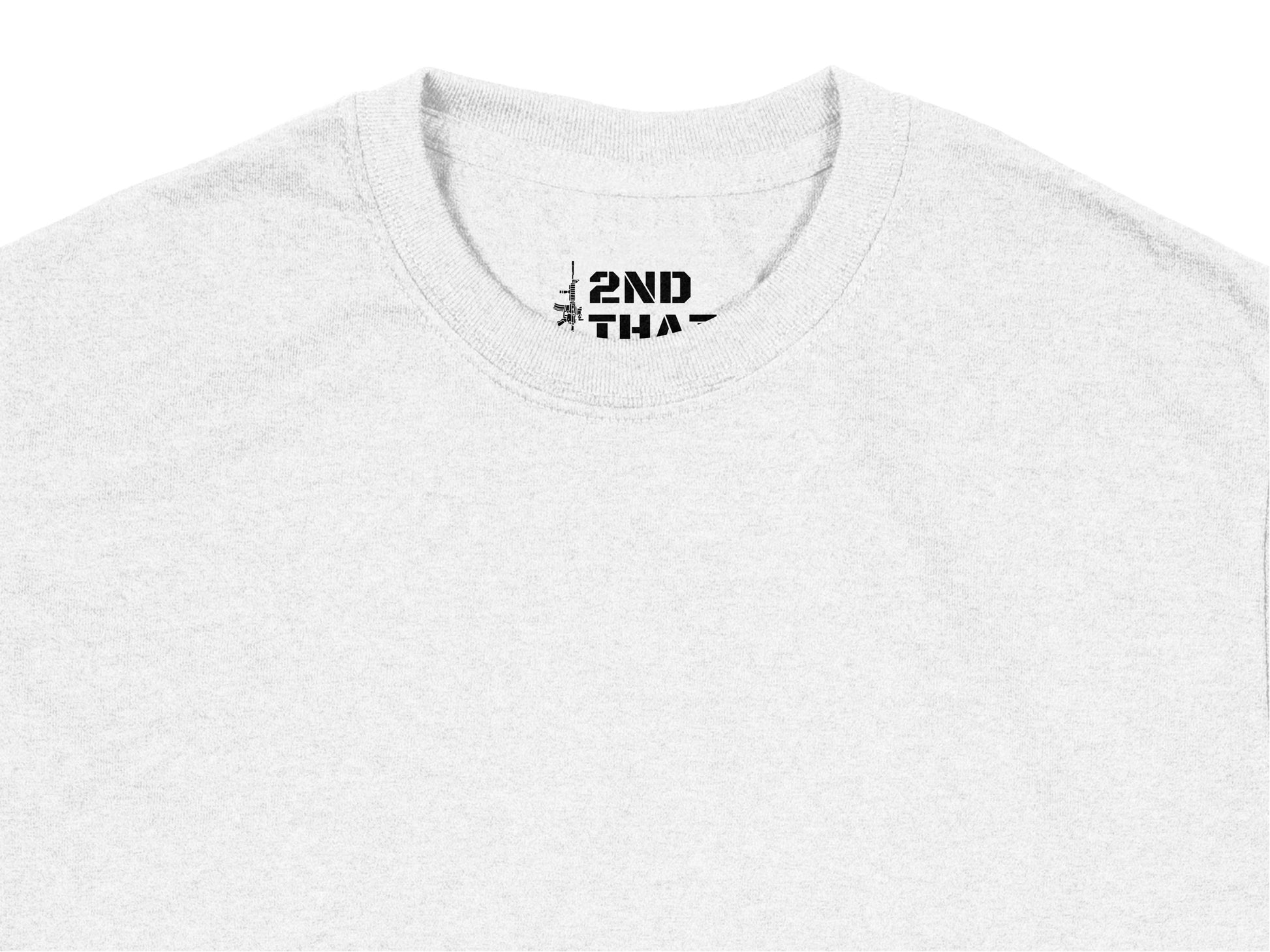 Minimalist White T-Shirt, Subtle Black Text Logo, Casual Unisex Cotton Tee, Everyday Wear, Simple Fashion Top, Soft Comfort Fit