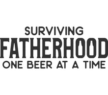 Surviving Fatherhood One Beer at a Time, Funny Dad T-Shirt, Gift for Fathers Day, Men's Graphic Tee