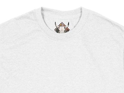 White T-Shirt with Cute Fox Graphic, Casual Cotton Tee, Animal Print Shirt for Unisex, Soft Everyday Wear