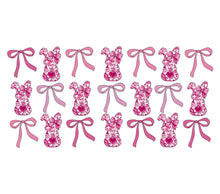 Pink Bunny Pattern Gift Wrap, Easter Rabbit Decorative Paper, Spring Celebration, Festive Crafting Material